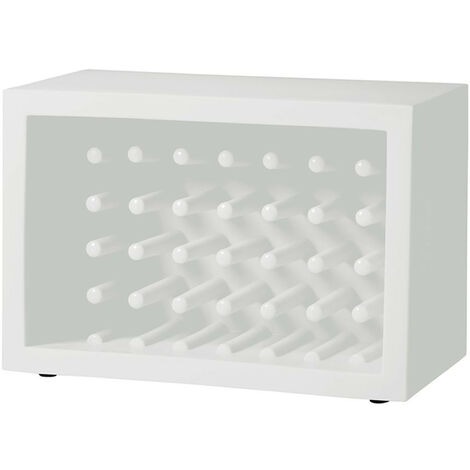 Bachus  Bianco originale Slide di design porta bottiglie vino polietilene moderno colorato soggiorno sala da pranzo made in Italy