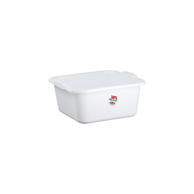 Stefanplast - bacinella quadra • pe lt 7 cm 30X30 h.cm 12,5