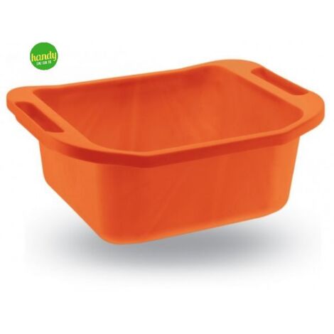 Bacinella Quadrata Veca 38cm Arancio