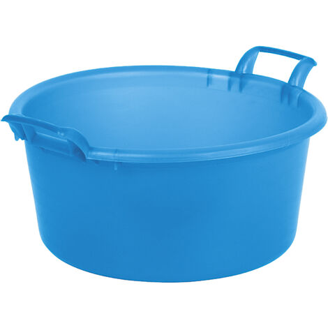 BACINELLA ROTONDA A  30 cm -  7 lt AZZURRA
