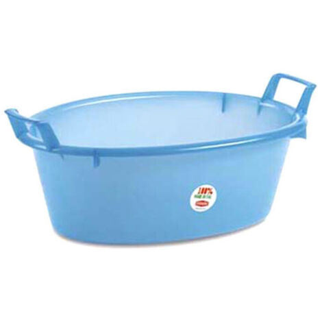 Bacinilla de polietileno ovalada azul L 30 60 Stefanpl