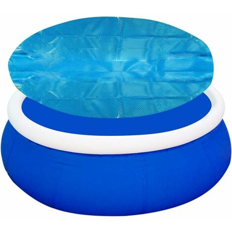 B&acircche Solaire Piscine - Couverture De Protection De Piscine Ronde, Couverture Piscine Ronde Piscine Couverture Solaire pour Piscine Gonflable Piscine Hors Terre Piscine Bulles Rondes2.42.4m