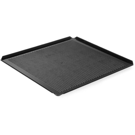 Backblech GN2/3 perforiert Teflon mit 4 Rändern - Hendi 808412