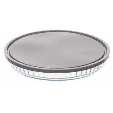 Backform gerieben mit Deckel, Universal-Glasschale