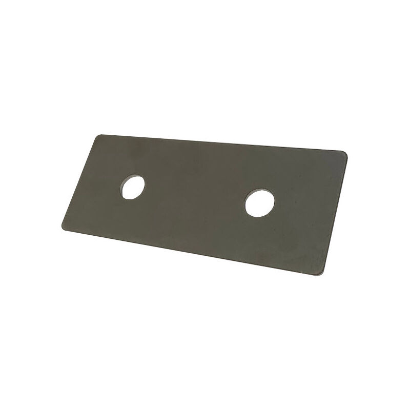 Graphskill - Backing plate For M6 U-Bolt 33 mm Hole Centes T316 (A4) Stainless Steel 8 mm hole 30 3 63 mm