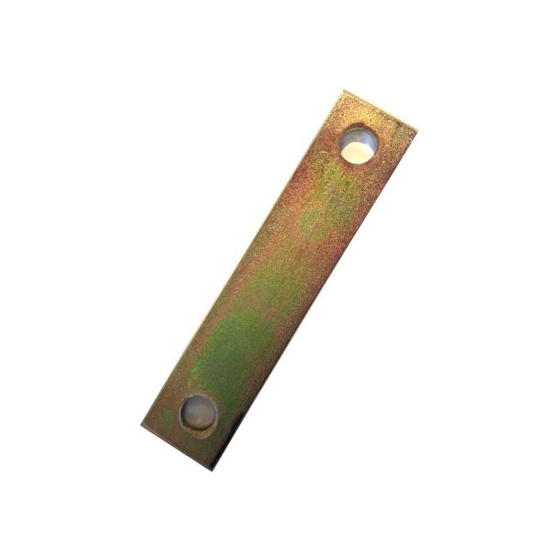 Backing plate for M8 U-Bolt 81 mm Inside diameter Yellow Zinc Plated