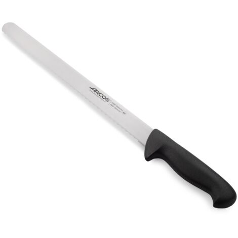 Backmesser Arcos Farbe - Prof  293725  in Edelstahl Nitrum und mango ergonomische schwarze Polypropylenklinge und 30 cm Klinge, Schaukasten
