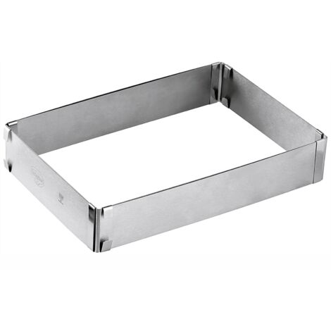 Backrahmen Varino ausziehbar 27,5-52x18,5-34x5 cm Edelstahl