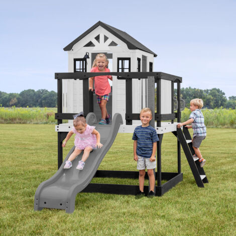 Backyard Discovery Sweetwater Heights Cedar Wooden Elevated Playhouse
