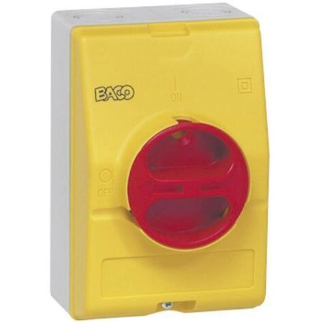 BACO 172061 Lasttrennschalter  25 A  1 x 90 ° Gelb, Rot 1 St.