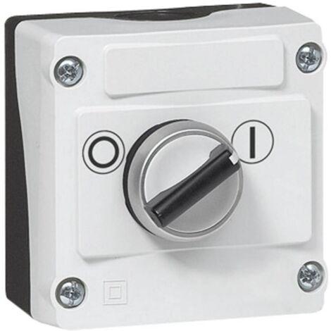 BACO 224216 LBX12510 Commutateur rotatif en boîtier noir, gris décrochage par rotation 1 pc(s) - noir, gris