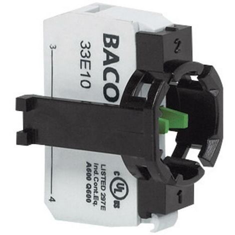 BACO 331ER10 Élément de contact 1 NO (T) à rappel 600 V 1 pc(s) W70134
