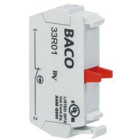 BACO 223963 L21NK00 Commutateur à Clé Collerette Plastique, Chromé Noir