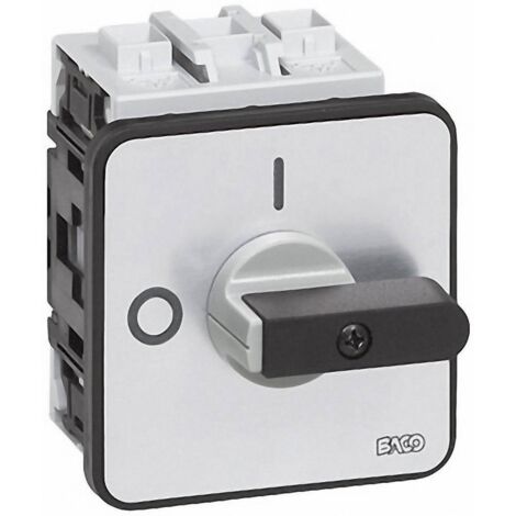 BACO BA174202 Sezionatore 50 A 1 x 90 ° Grigio, Nero 1 pz.