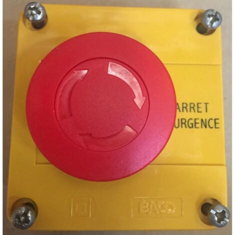 Baco BX10310 Dringlichkeitsunterbrecher – par Rotation – 1N/F 6A 230Vca