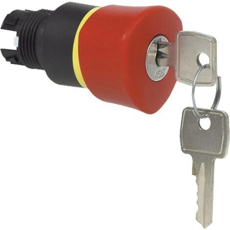 BACO L22GR01 Not-Aus-Taster Frontring Kunststoff, Schwarz    IP69K 1 St.