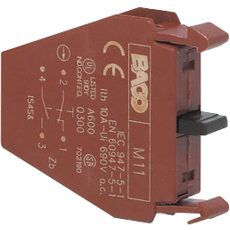 BACO LM11 Kontaktelement  1 Öffner, 1 Schließer  tastend 600 V 1 St.