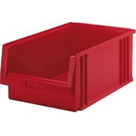 Bacs à bec, empilables, en polypropylène incassable, Taille : 1, Dimensions 500/465 x 315 x 200 mm, Couleur vert