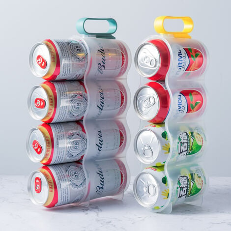 Distributeur de canettes de soda pour réfrigérateur, porte-bouteille de  boisson, rangement, T1