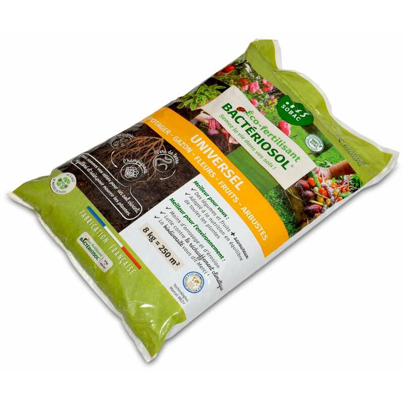 Revente - Bactériosol éco-fertilisant toutes cultures, formule authentique 8 kg