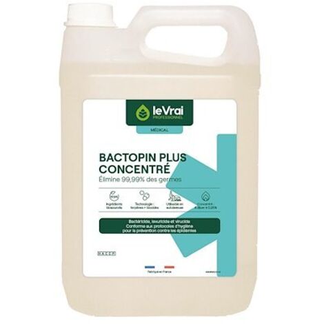 BactoPin Détergent plus Concentré 5L - Action Pin