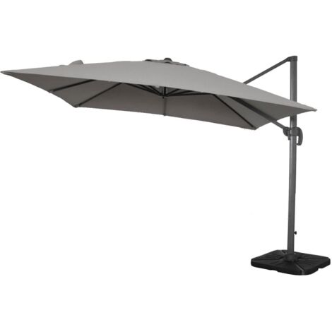 BACTRUS - ombrellone da giardino decentrato 3 x 4 m