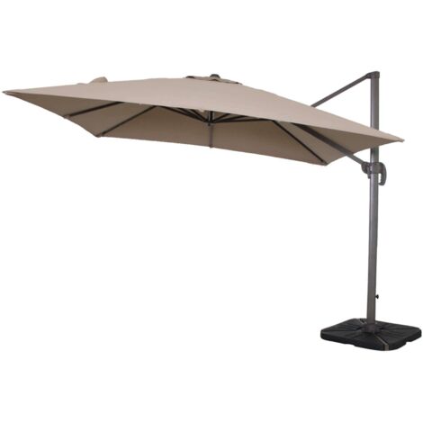BACTRUS - ombrellone da giardino decentrato 3 x 4 m