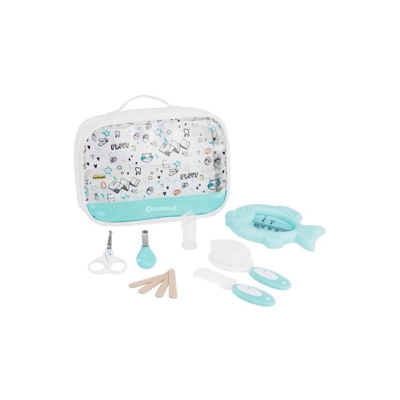Baby Moov - badabulle Trousse de soin plouf, 7 accessoires pour bébé