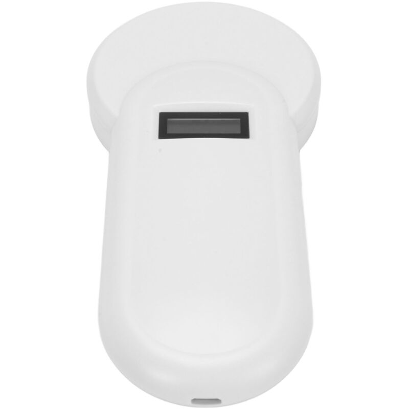 Badafaci Lecteur de Puces pour Animaux Portatif, Scanner de Puces pour Animaux de Compagnie Rechargeable par USB avec Affichage LED Organique pour la