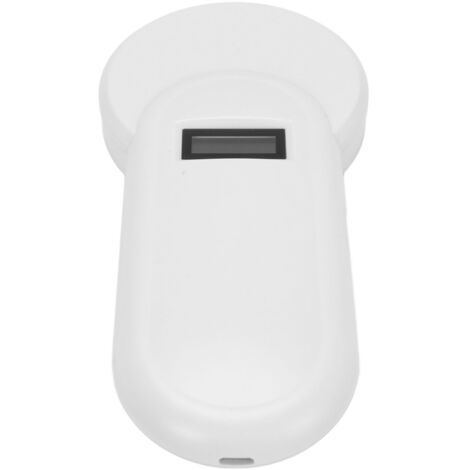Badafaci Lecteur de Puces pour Animaux Portatif, Scanner de Puces pour Animaux de Compagnie Rechargeable par USB avec Affichage LED Organique pour la Gestion de la Volaille et du Bétail