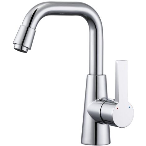 Badarmatur Waschtischarmatur 360° Drehbar Wasserhahn Bad Armatur