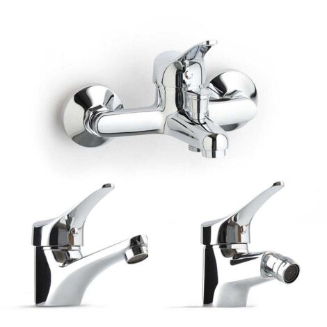 Badarmaturen-Set Für Waschbecken, Bidet Und Badewanne  Cembra