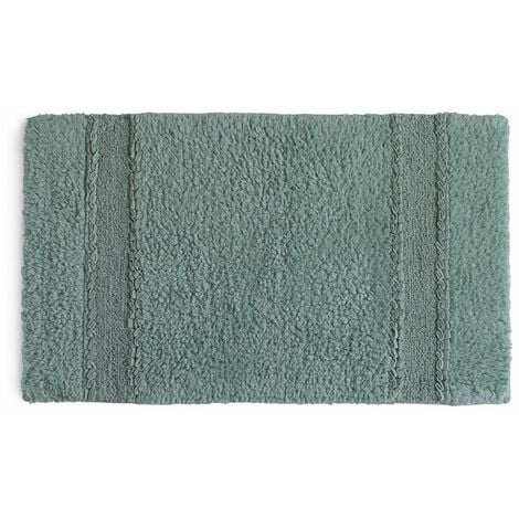 BADEMATTE AUS MINTGRÜNER BAUMWOLLE 50X80 BESSERA