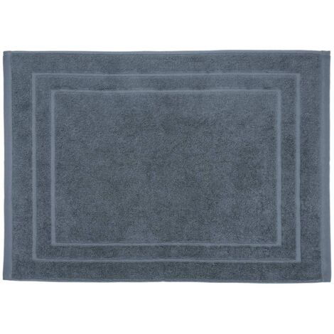 Badematte - Baumwolle - dunkelgrau - 50x70 cm