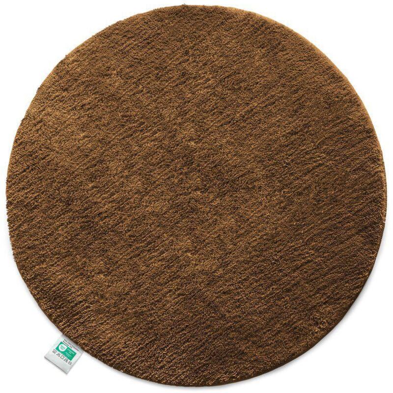 Tapis de bain Sky rond, Marron 95 cm de diamètre