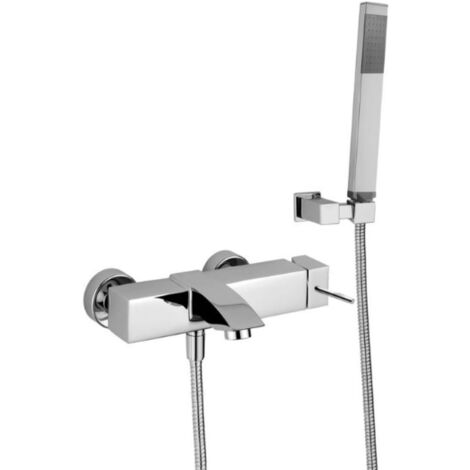 Bademischer mit Stangenhebel und verchromter Gelenkhalterung – Paffoni Level