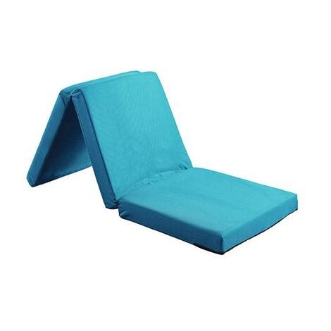 Badenia Guest Folding Mattress 3pcs Folding Day Bed/Futon Mattress - Turquoise