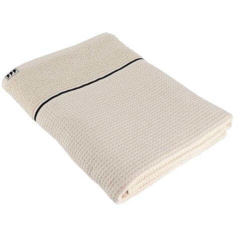 Badetuch 70x130 cm 100% baumwolle wabe - beige - Tendance