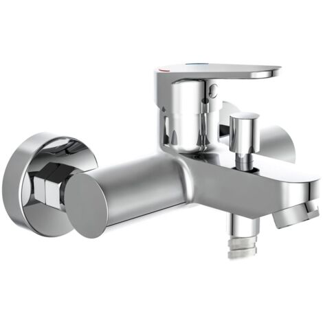 Badewannenarmatur DVGW Chrom FUTURA