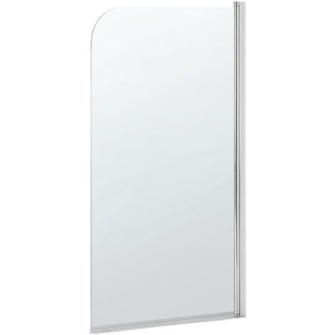 Badewannenaufsatz LAPAN II 140 x 70 cm Silber