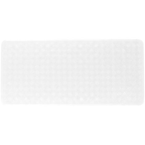 Badewannenboden aus naturkautschuk 34x74 cm - weiss - Tendance