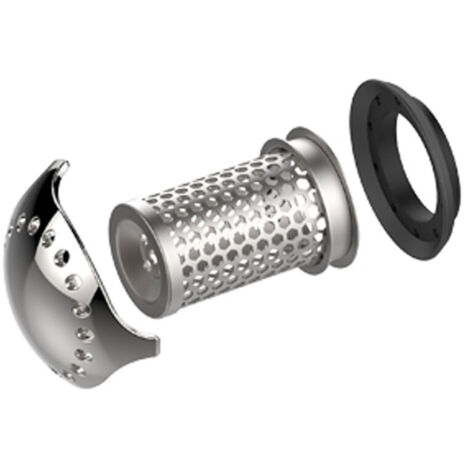 Badewannenfilter-Siebe, Haarfänger, Badewannen-Haarfängersieb aus Edelstahl, verschiedene Abflussgrößen von 3,5 bis 4,5 cm