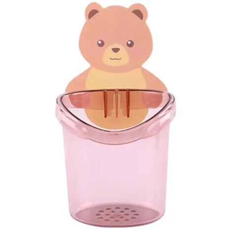 Badezimmer-Accessoire-Set: Zahnbürstenhalter, Zahnpasta-Ablage, Wand-Zahnbürstenhalter, Becherhalter, Kinder-Zahnbürstenhalter