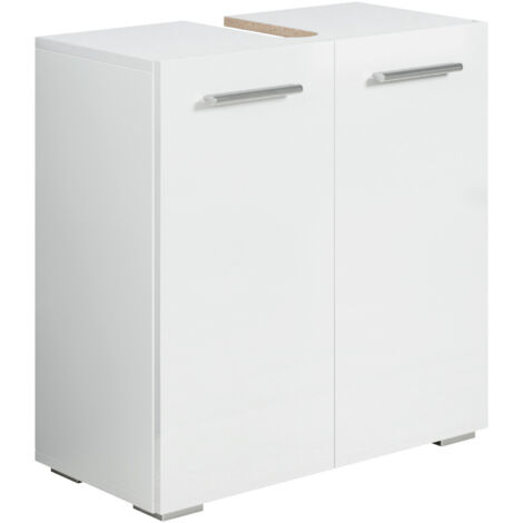 Badezimmer Badmöbel Jupiter 60cm - Weiß - Unterschrank Badmöbels