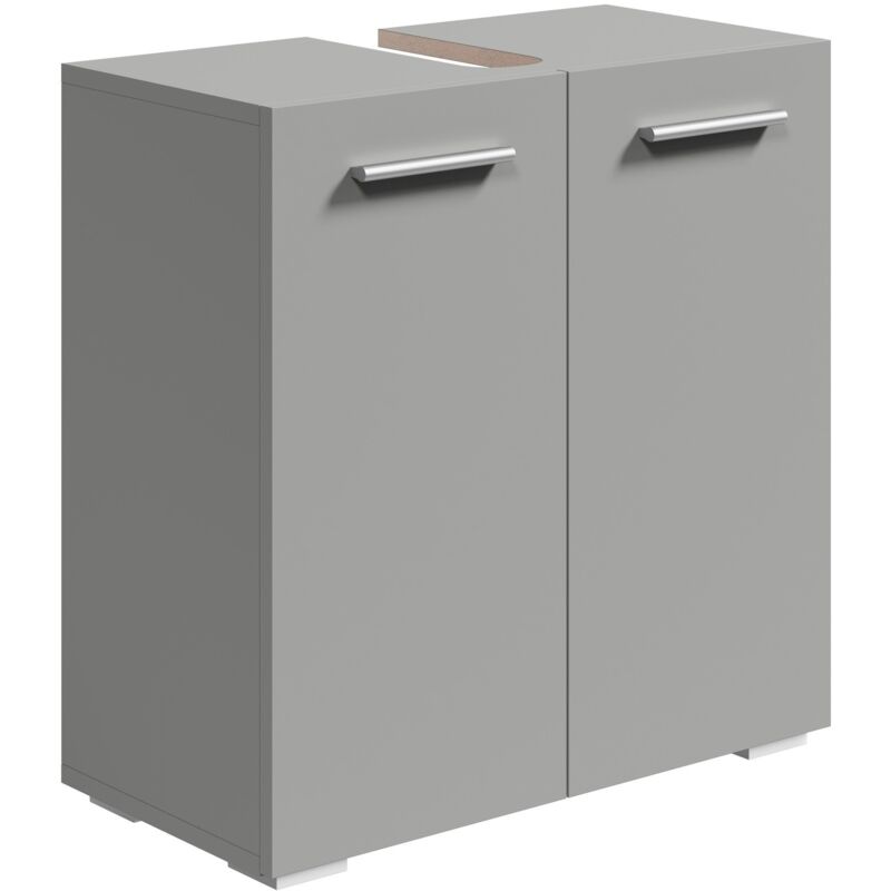 Badplaats - Waschtischunterschrank Jupiter 60 X 30 X 60 Cm - Matt Grau - Bad