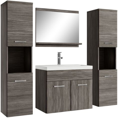 Badezimmer Badmöbel Montreal xl 60 cm Waschbecken Bodega ... Badezimmer Badmöbel Montreal xl 60 cm Waschbecken Bodega ...