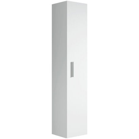 Badezimmer Badschrank Pluto 150cm Weiß - Regal Schrank Hochschra