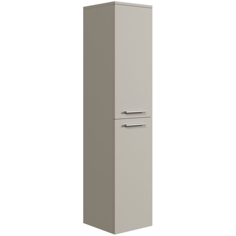 Badplaats - Badezimmer Badschrank Saturnus 130cm - Cashmere - Hängesäule Mit