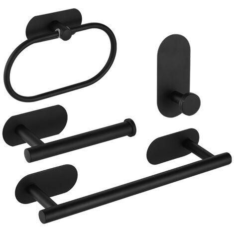 Badezimmer-Handtuchhalter, 4 Stück, hochwertig, verdickt, Edelstahl 304
