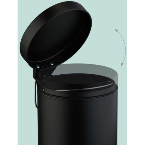 Badezimmer treteimer 3 l mattes metall